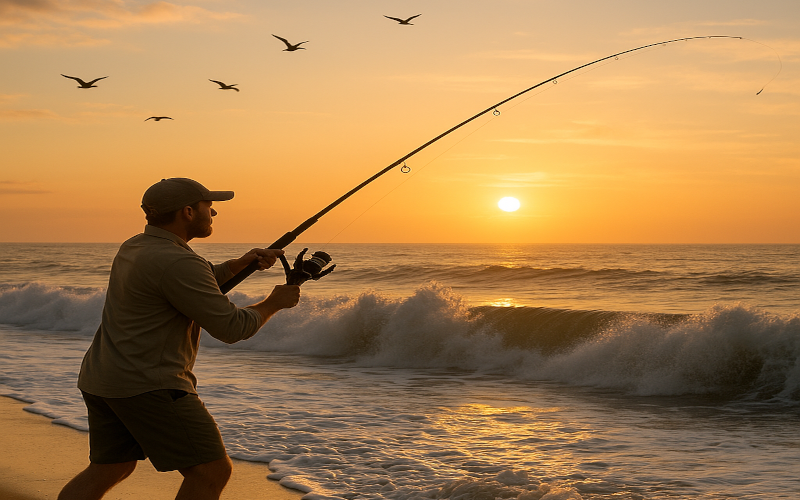 Surf Fishing: Conquering the Waves from Shore